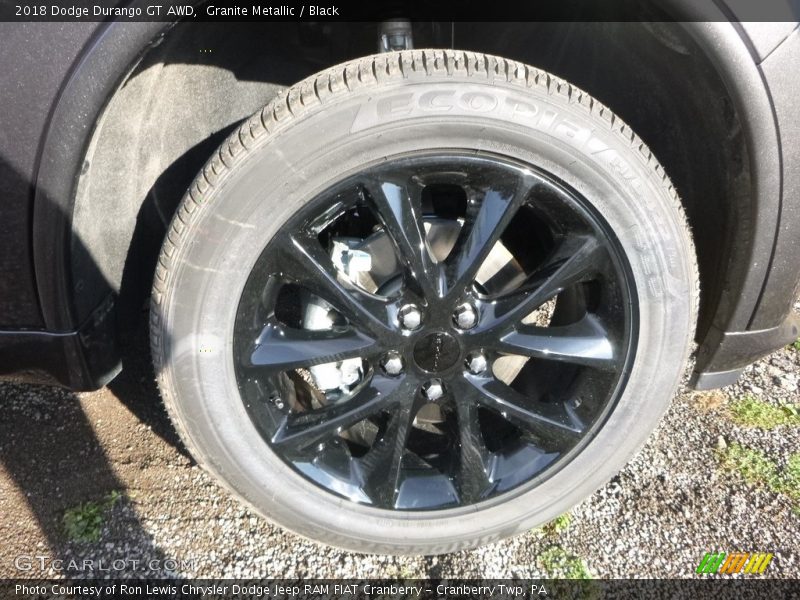 Granite Metallic / Black 2018 Dodge Durango GT AWD