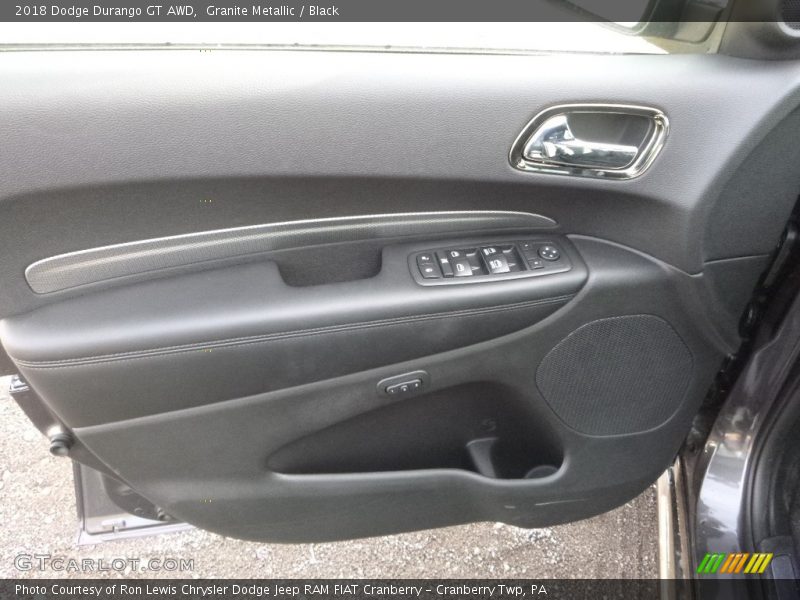 Granite Metallic / Black 2018 Dodge Durango GT AWD