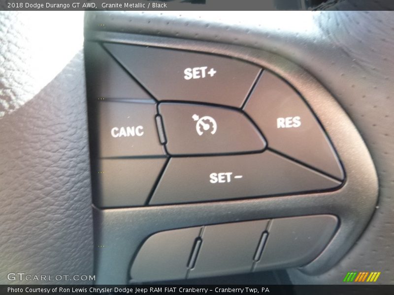 Granite Metallic / Black 2018 Dodge Durango GT AWD