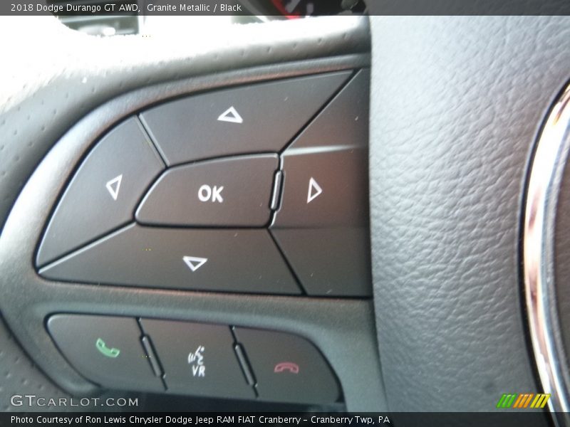 Granite Metallic / Black 2018 Dodge Durango GT AWD