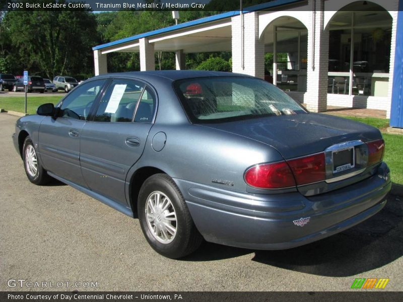 Titanium Blue Metallic / Medium Gray 2002 Buick LeSabre Custom