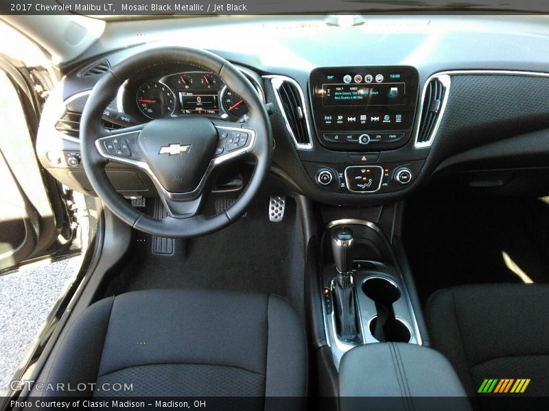 Mosaic Black Metallic / Jet Black 2017 Chevrolet Malibu LT