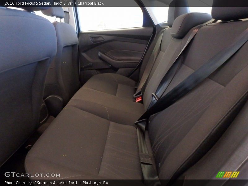 Ingot Silver / Charcoal Black 2016 Ford Focus S Sedan
