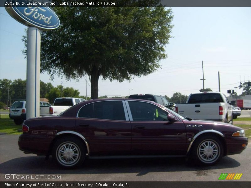Cabernet Red Metallic / Taupe 2003 Buick LeSabre Limited