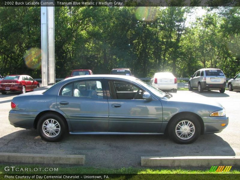 Titanium Blue Metallic / Medium Gray 2002 Buick LeSabre Custom