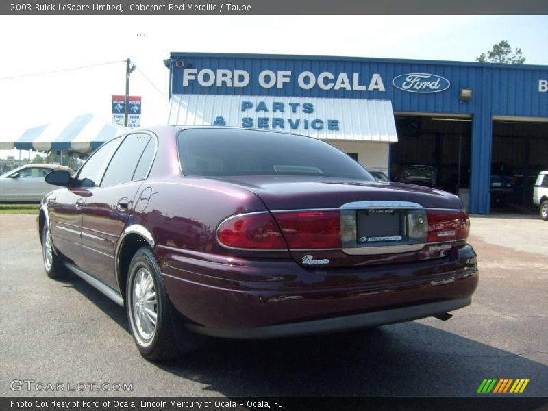 Cabernet Red Metallic / Taupe 2003 Buick LeSabre Limited
