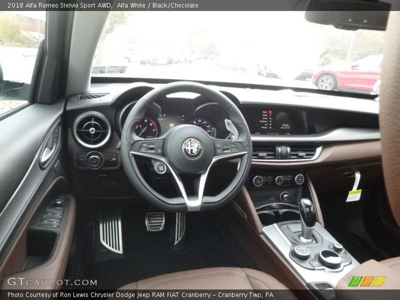 Dashboard of 2018 Stelvio Sport AWD