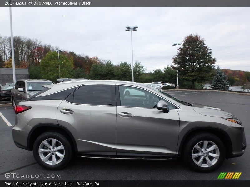 Atomic Silver / Black 2017 Lexus RX 350 AWD