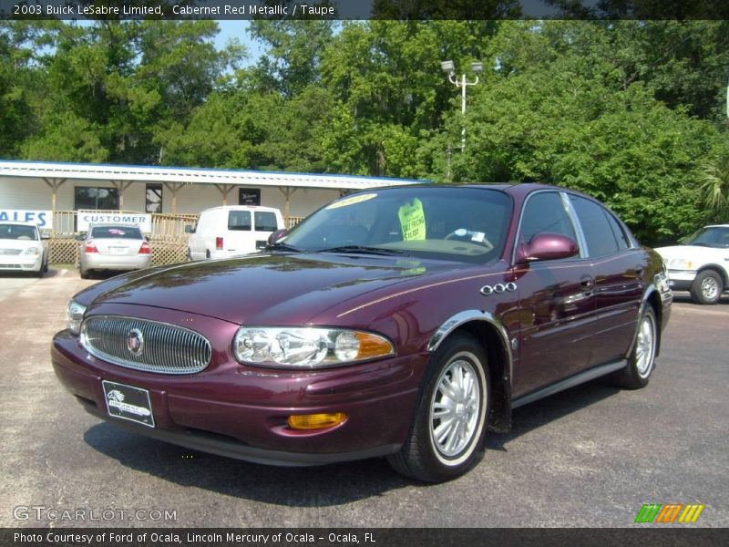 Cabernet Red Metallic / Taupe 2003 Buick LeSabre Limited