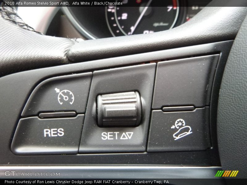 Controls of 2018 Stelvio Sport AWD