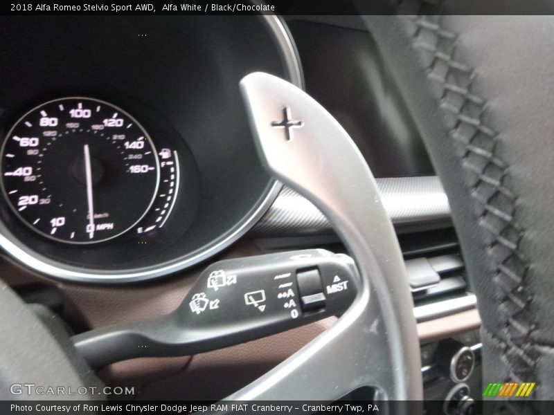 Controls of 2018 Stelvio Sport AWD