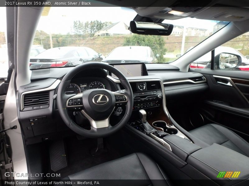 Atomic Silver / Black 2017 Lexus RX 350 AWD