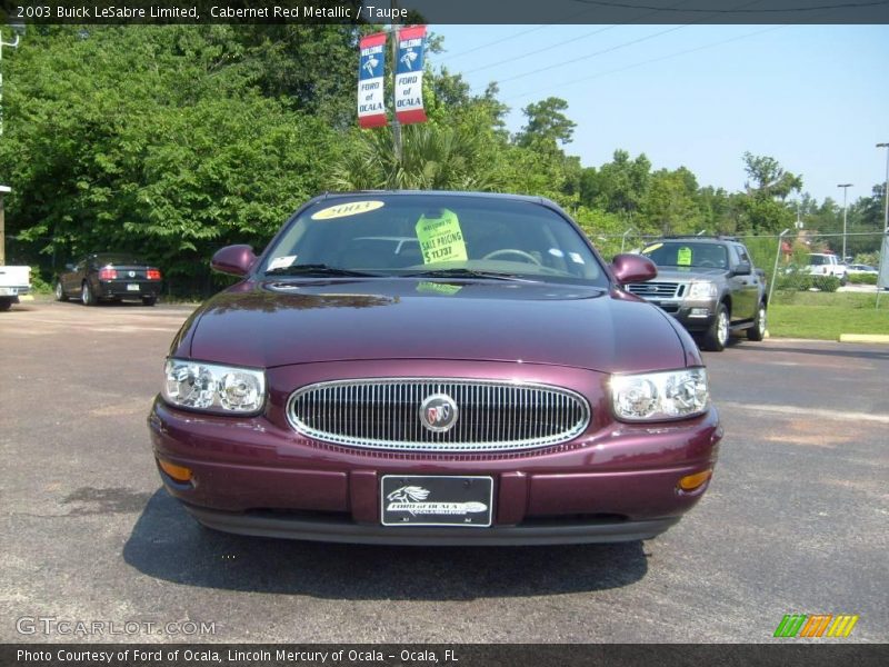 Cabernet Red Metallic / Taupe 2003 Buick LeSabre Limited