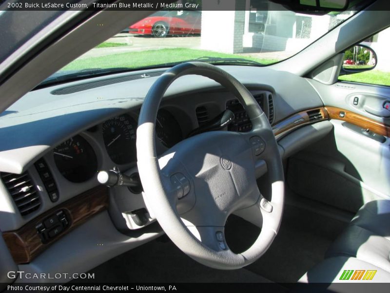 Titanium Blue Metallic / Medium Gray 2002 Buick LeSabre Custom