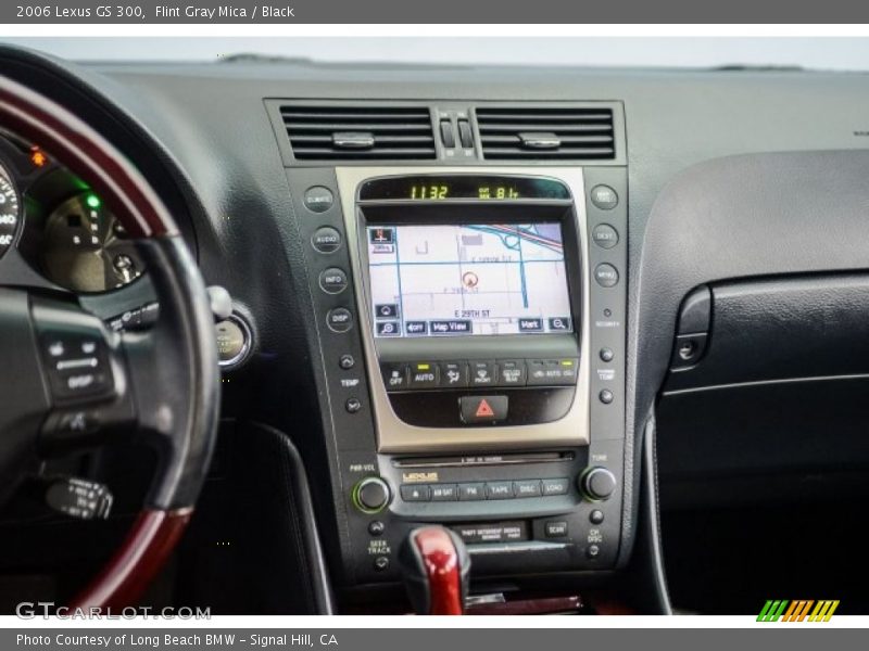 Flint Gray Mica / Black 2006 Lexus GS 300