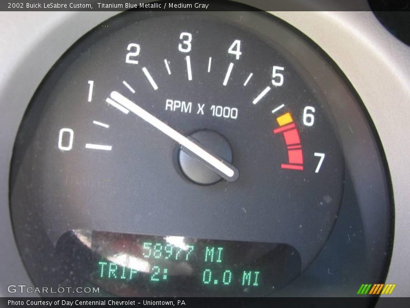 Titanium Blue Metallic / Medium Gray 2002 Buick LeSabre Custom