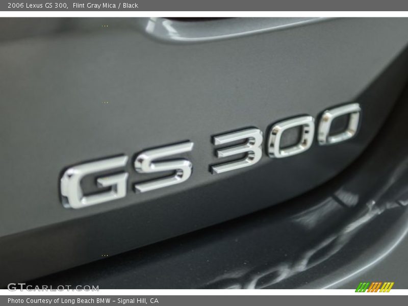 Flint Gray Mica / Black 2006 Lexus GS 300