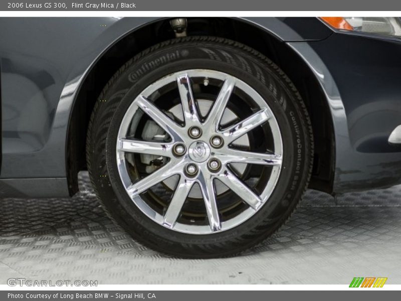 Flint Gray Mica / Black 2006 Lexus GS 300