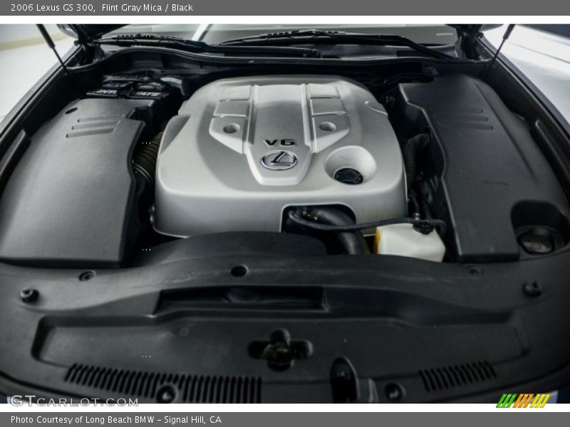 Flint Gray Mica / Black 2006 Lexus GS 300
