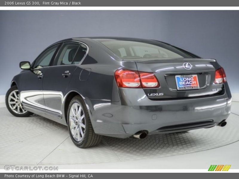 Flint Gray Mica / Black 2006 Lexus GS 300
