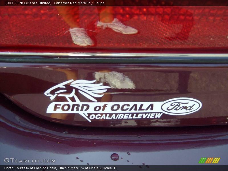 Cabernet Red Metallic / Taupe 2003 Buick LeSabre Limited