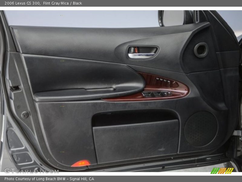 Flint Gray Mica / Black 2006 Lexus GS 300