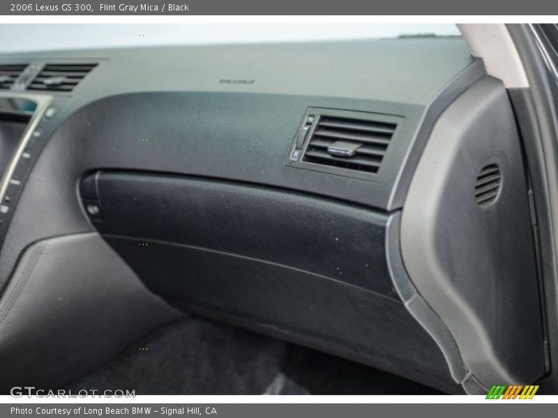 Flint Gray Mica / Black 2006 Lexus GS 300