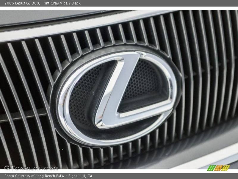 Flint Gray Mica / Black 2006 Lexus GS 300