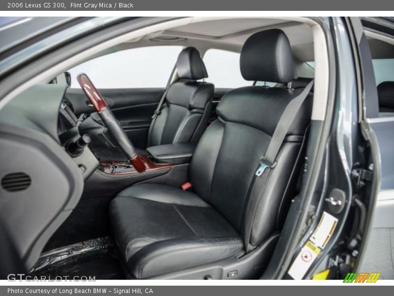 Flint Gray Mica / Black 2006 Lexus GS 300