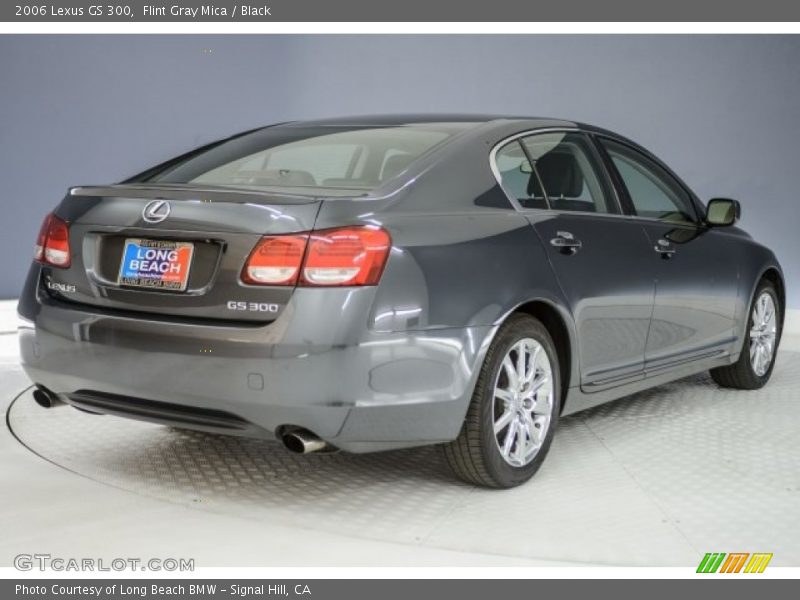 Flint Gray Mica / Black 2006 Lexus GS 300
