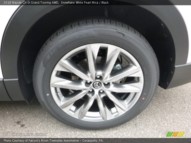 Snowflake White Pearl Mica / Black 2018 Mazda CX-9 Grand Touring AWD