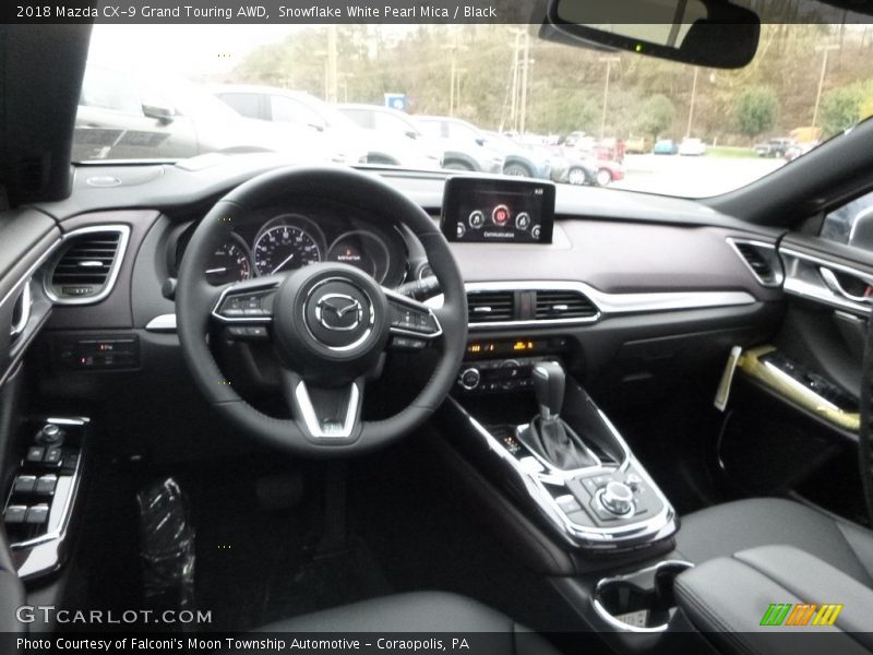 Snowflake White Pearl Mica / Black 2018 Mazda CX-9 Grand Touring AWD