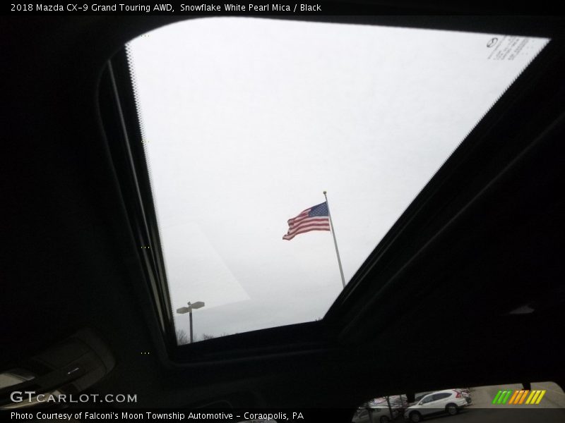 Snowflake White Pearl Mica / Black 2018 Mazda CX-9 Grand Touring AWD