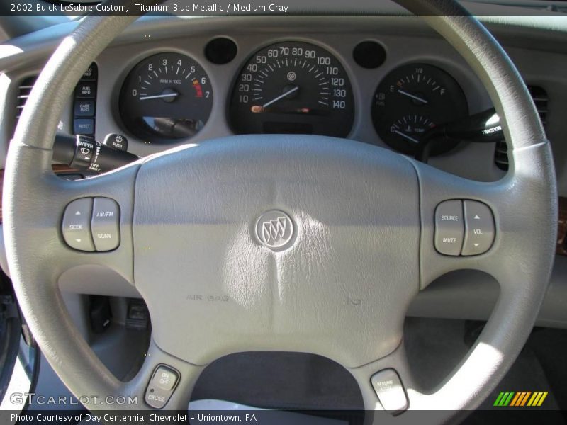 Titanium Blue Metallic / Medium Gray 2002 Buick LeSabre Custom