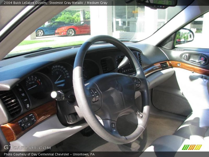 Steelmist Gray Metallic / Medium Gray 2004 Buick LeSabre Custom