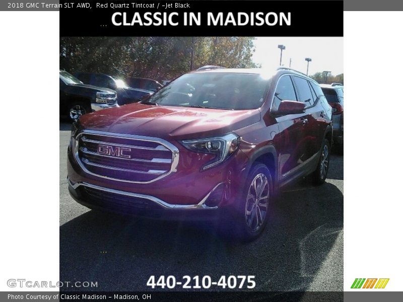 Red Quartz Tintcoat / ­Jet Black 2018 GMC Terrain SLT AWD