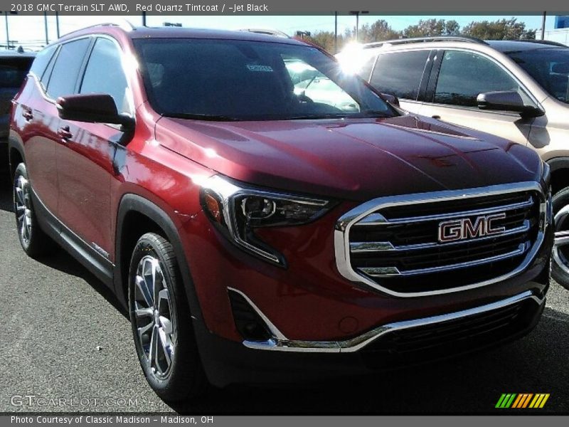 Red Quartz Tintcoat / ­Jet Black 2018 GMC Terrain SLT AWD