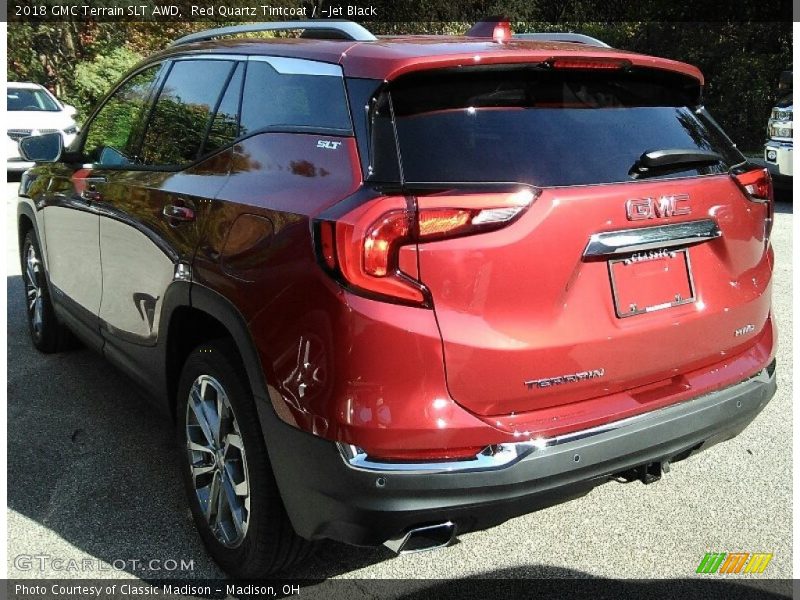 Red Quartz Tintcoat / ­Jet Black 2018 GMC Terrain SLT AWD