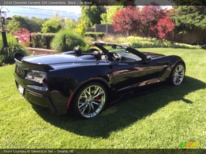 Black / Jet Black 2016 Chevrolet Corvette Z06 Convertible