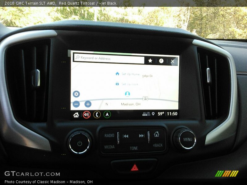 Red Quartz Tintcoat / ­Jet Black 2018 GMC Terrain SLT AWD