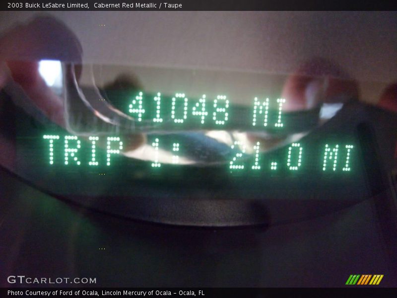 Cabernet Red Metallic / Taupe 2003 Buick LeSabre Limited