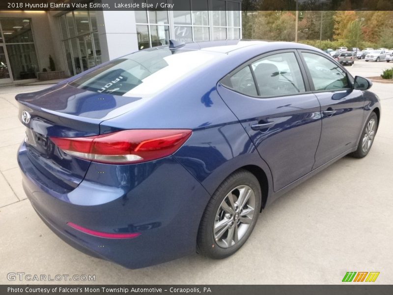 Lakeside Blue / Gray 2018 Hyundai Elantra Value Edition