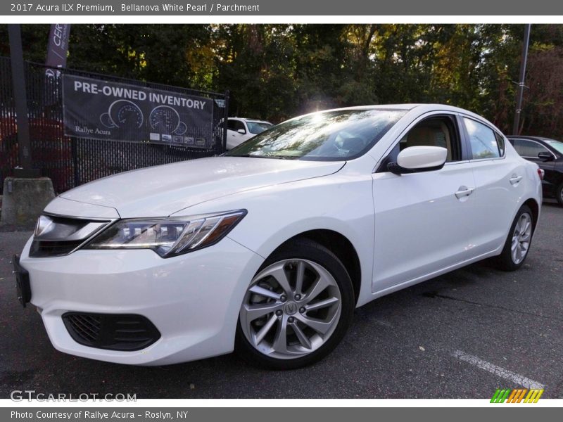 Bellanova White Pearl / Parchment 2017 Acura ILX Premium