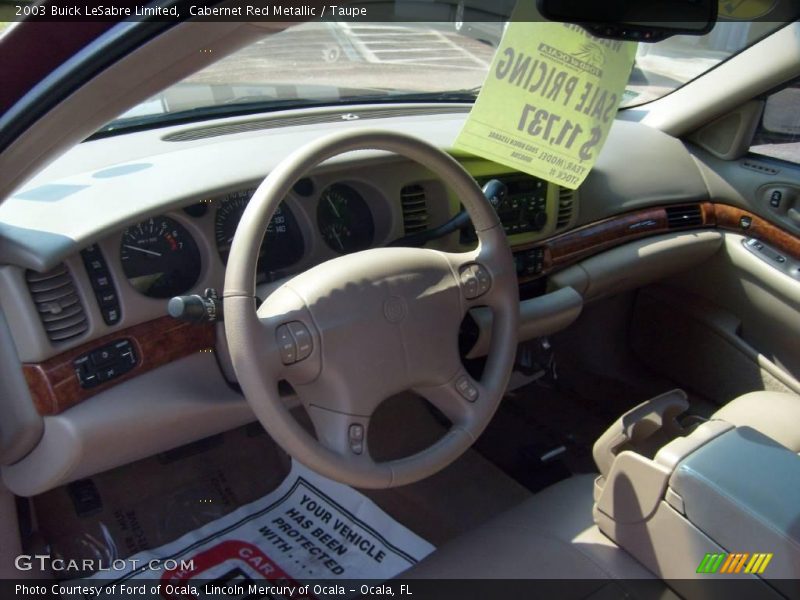 Cabernet Red Metallic / Taupe 2003 Buick LeSabre Limited