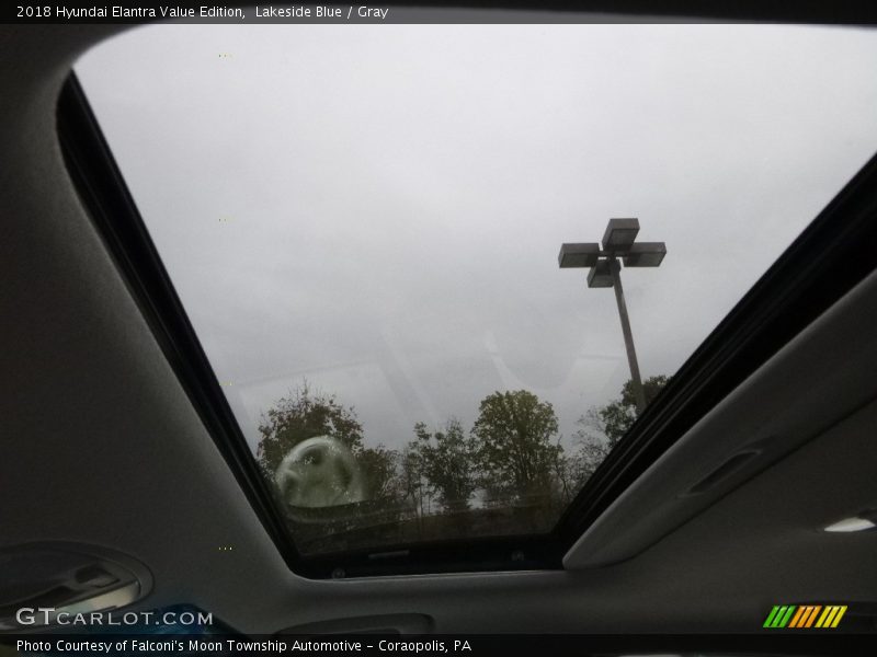 Lakeside Blue / Gray 2018 Hyundai Elantra Value Edition