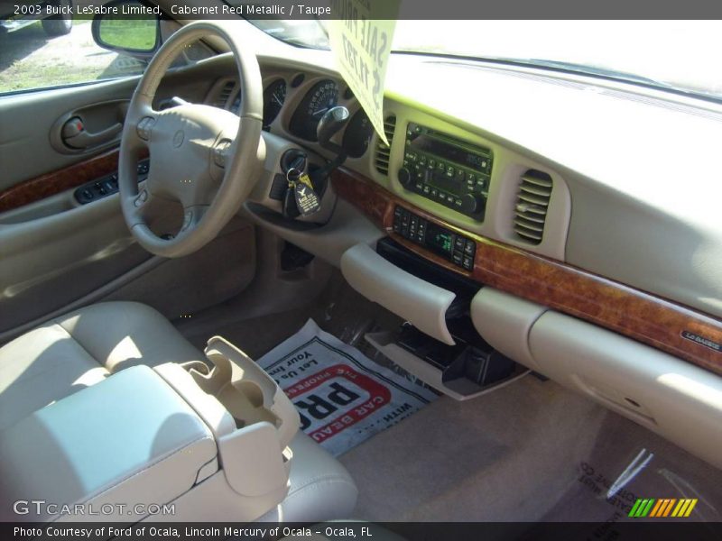 Cabernet Red Metallic / Taupe 2003 Buick LeSabre Limited