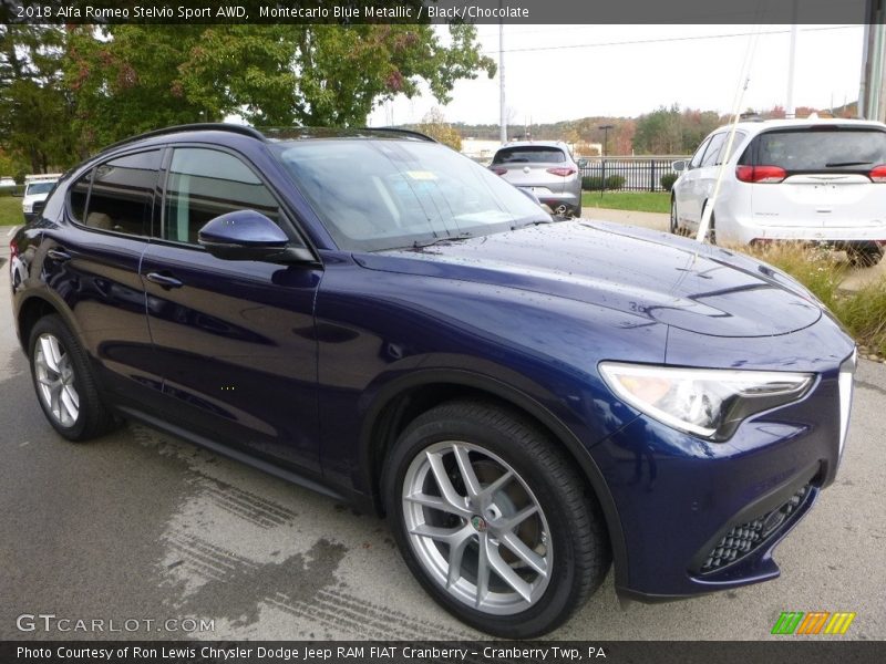 Front 3/4 View of 2018 Stelvio Sport AWD