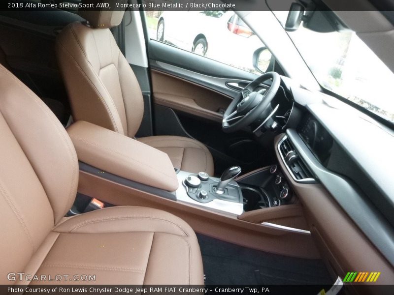 Front Seat of 2018 Stelvio Sport AWD