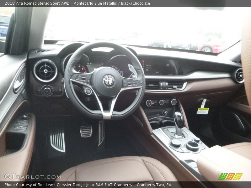 Dashboard of 2018 Stelvio Sport AWD
