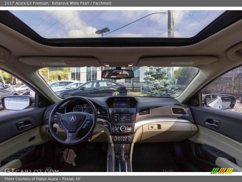 Bellanova White Pearl / Parchment 2017 Acura ILX Premium